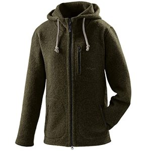 Mufflon Herren Wollpullover Mu- Leon W100 Forest Oliv grün - XXL