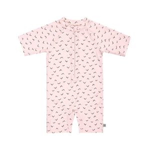 LÄSSIG Baby Kinder Schwimmanzug Badeanzug Short Sleeve Sunsuit Jags Light pink, 13-18 Monate, Größe: 86