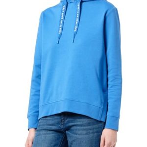 s.Oliver Damen 2141861 Sweatshirt mit Kapuze, blau 5531, 34
