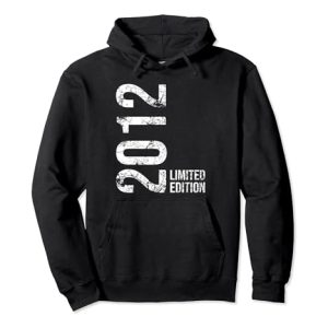 12. Geburtstag Junge Mädchen 12 Jahre 2012 Geburtstags Pullover Hoodie