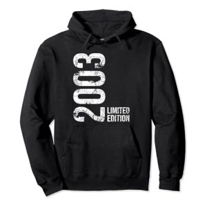 21. Geburtstag Mann Frau 21 Jahre 2003 Geburtstags Pullover Hoodie