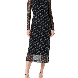 HUGO Damen Neshy_2 Jersey_Dress, Open Miscellaneous961, S EU