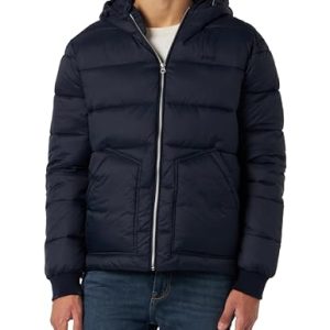 Schott NYC Herren Hawkrs Daunenjacke, Navy/Navy, L