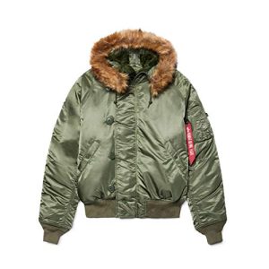 Alpha Industries N-2B Herren Bomberjacke - Grün - Groß