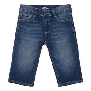 s.Oliver Junior Jungen 2139932 Jeans Bermuda, Pete Regular Fit, blau 57Z2, 164 cm