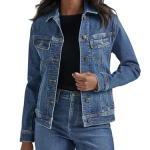 Lee Damen Legendary Rider Jeansjacke, Hervorragend, M