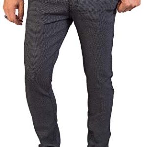 Rock Creek Herren Chino Hose Slim Fit Business Hosen Chinohose Stoffhose Chinos Hosen für Männer Casual Elegante Hose RC-2154 Anthrazit W36 L30