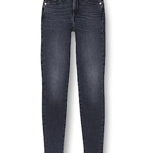 7 For All Mankind HW Skinny Slim Illusion Concrete with Embellished Squiggle