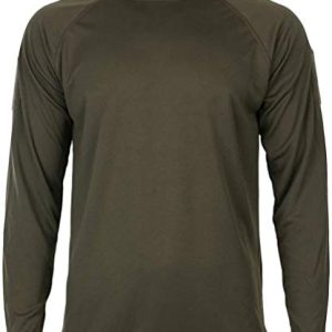 Mil-Tec Unisex Tactical Quick Dry T Shirt, Oliv, L EU