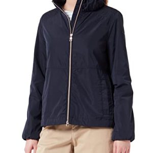 Geox Women's W GENZIANA Jacket, Sky Captain, 38
