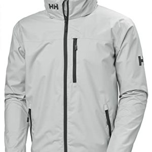 Herren Helly Hansen Crew Hooded Jacket, Grau-Nebel, M