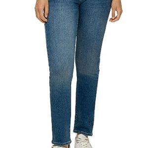 s.Oliver Damen Jeans-Hose Slim Leg, Blue, 48W x 32L
