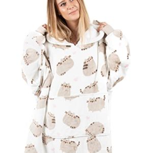 Pusheen Vuddie Übergroße Decke Hoodie Frauen Damenkatze Weiße Fleece
