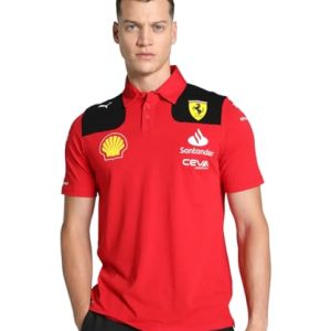 PUMA Scuderia Ferrari - Team-Polo 2023 - Rot - Männer - Größe: XL