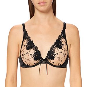 AUBADE, Triangel Push-Up BH, Verstellbare Träger, La Belle Aux Camélias, Hypnotique, 70B, OD12