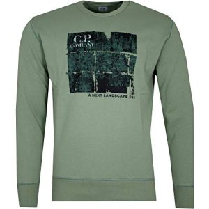 C.P.COMPANY C.P Company Sweatshirt Front Graphic, grün, XX-Large