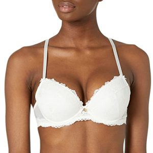 AUBADE, Push-up-BH, Verstellbare Träger, Herausnehmbares Kissen, BELLE D'ISPAHAN, Perle, 70C, HC18_PERL
