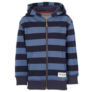Band of Rascals Kinder Sweatjacke Striped Zip aus Bio-Baumwolle, Navy-Blue, Gr. 164