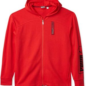 PUMA Herren Nu-tility Fleece Hoodie Kapuzenpullover, High Risk Red, Small