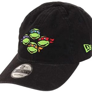New Era Teenage Mutant Ninja Turtles Black 9Twenty Unstructured Strapback - One-Size
