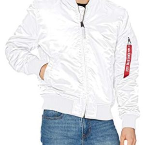 Alpha Industries Herren MA-1 VF 59 Bermudas, Blanc, XS