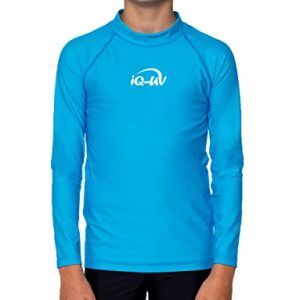 iQ-UV 300 Kinder, Langarm, Uv-Schutz T-Shirt, Türkis (Hawaii), 116/122