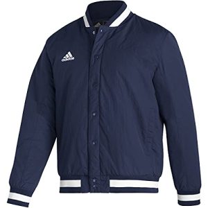 adidas Basecoach Jacket - Men's Baseball 4XLT Team Navy Blue/White