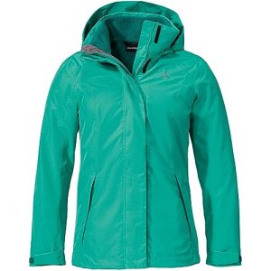 Schöffel Damen 3in1 Jacket Partinello L, wind- und wasserdichte Winterjacke mit separat verwendbarer Fleece Jacke, bequeme Regenjacke mit verstellbarer Kapuze