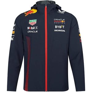 Red Bull Racing F1 Team Formula Wasserdichte Jacke Offizielle Formel 1 - Blau - L