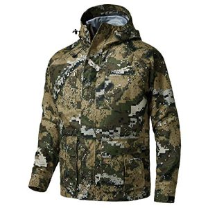 Bassdash Walker Atmungsaktive Wasserdichte Angeln Jagd Watjacke mit geräuschlosem Oberstoff für Männer Frauen in 7 Größen M Schleier