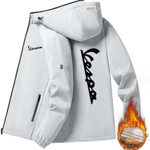 HYFZXWX Gepolsterte Jacken mit Kapuze für Herren/Damen Ve-Spa Herbst-Winter abnehmbarer Hut Outdoor-Freizeit-Cardigan-Jacken wasserdicht/B/M
