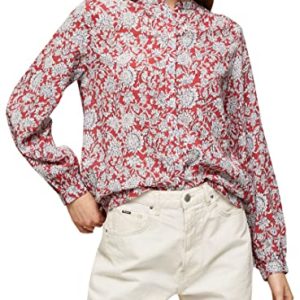 Pepe Jeans Damen Bimba Blouse, Multicolour (Multi), XS