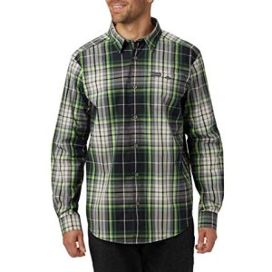 Columbia Herren Boulder Ridge Longsleeve Shirt Schwarz Large Tartan Small