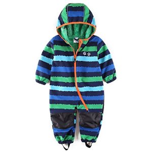 umkaumka Jungen Schneeoverall Softshell Overall Softshellanzug wasserabweisend Winddichtes Fleece Gr.104