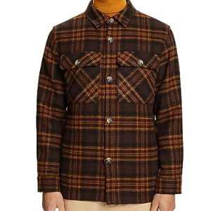 ESPRIT Kariertes Overshirt aus Wollmix