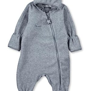 Sterntaler Unisex Baby Overall, Grau (Silber Melange), 71