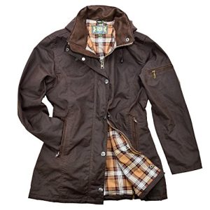 Romneys Damen-Wachsjacke New Ashdown | Farbe: Braun, M
