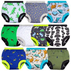 BIG ELEPHANT 10er Pack Baby Trainingshose - Saugfähige Töpfchen Unterwäsche Kleinkinder für Jungen und Mädchen