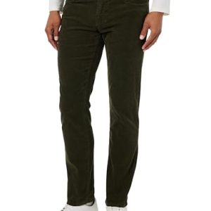 camel active Herren Regular Fit 5-Pocket Cordhose 34 Dunkel Khaki menswear-44/34